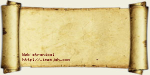 Ema Stojmenović vizit kartica